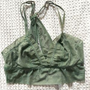 Aerie bra in green size small. New